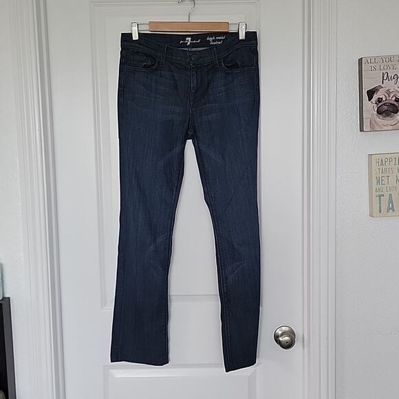 7 for all Mankind High Waist Bootcut Jeweled Pocket Jeans, 29 - Picture 4 of 7